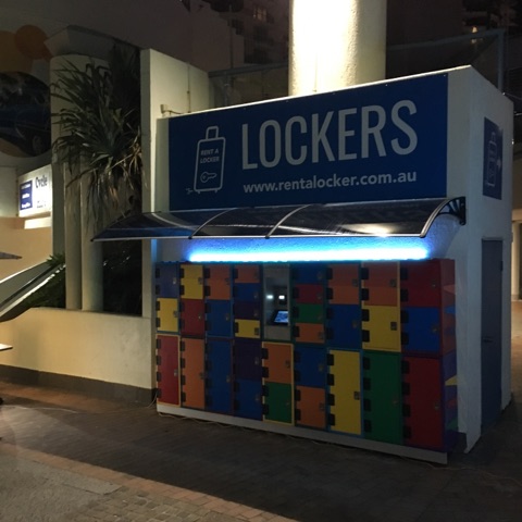 Rent A Locker - Beach storage hire lockers offers baggage luggage storage at the beach, Airport, Amusement Park or Shopping Centre